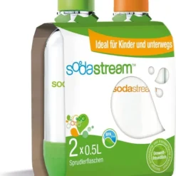 SodaStream SC PET Flasche Duopack Tropfenform -Brutzellust Verkaufsgeschäft 55c6b197174ee7b05f5d9ae329988b50