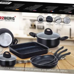 Herzberg HG-5003BK: 8-Teiliges Marmor-Kochgeschirr-Set - Schwarz 28 Herzberg HG-5003BK: 8-Teiliges Marmor-Kochgeschirr-Set - Schwarz -Brutzellust Verkaufsgeschäft 567d465c2ca701566ef3a5bca42cc997