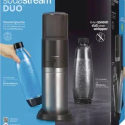 SodaStream DuoTitan Trinkwassersprudler, Inkl. 1x 1 Liter Glasflasche, 1x 1 Liter PET, 1 X Quick Connect Zylinder 29 SodaStream DuoTitan Trinkwassersprudler, Inkl. 1x 1 Liter Glasflasche, 1x 1 Liter PET, 1 X Quick Connect Zylinder -Brutzellust Verkaufsgeschäft 56f07cd9cfb78ba3ed3cf9ca8202e6eb