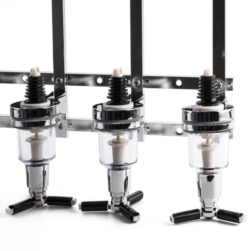 Hazlehov Sixtett 6-fach Getränkespender Dosierer Wandmontage 5 Hazlehov Sixtett 6-fach Getränkespender Dosierer Wandmontage – Bild 5