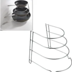 Metaltex Bratpfannenablage Bratpfannenhalter Canyon Pfannengestell 362004039