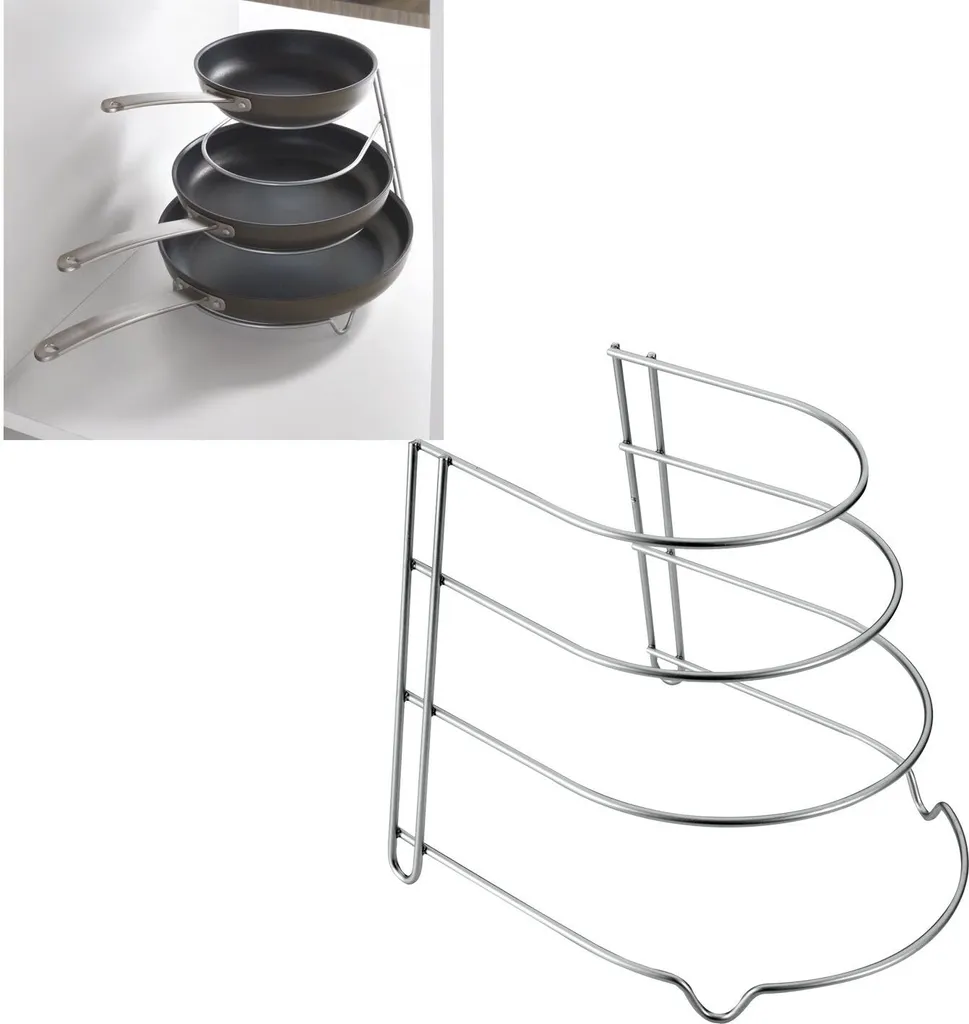 Metaltex Bratpfannenablage Bratpfannenhalter Canyon Pfannengestell 362004039 1 Metaltex Bratpfannenablage Bratpfannenhalter Canyon Pfannengestell 362004039