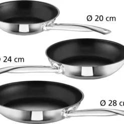 Schulte-Ufer Pfannen-Set Trio 3 Tlg. 20 / 24 / 28 Cm Pfanne Antihaft Induktion -Brutzellust Verkaufsgeschäft 5aa87179318e2d8d3e45d0673a26a8c4