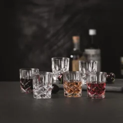 Nachtmann 100694 Noblesse Stamper Kristallglas, 55 Ml, H: 6,1 Cm, ø 5 Cm, Klar (4er Pack) -Brutzellust Verkaufsgeschäft 5b78d3b42c90aa806291490ae2719c65