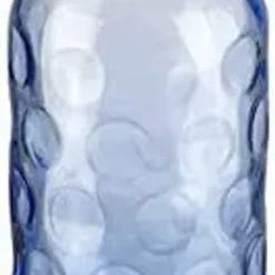 APS Glaskaraffe -ICEBLUE- /// Ø 8 Cm, H: 30 Cm, 0,8 Liter /// Glas, Blau, Silikon /// 10723 -Brutzellust Verkaufsgeschäft 6125fff44aef475a693660b307aee0b8