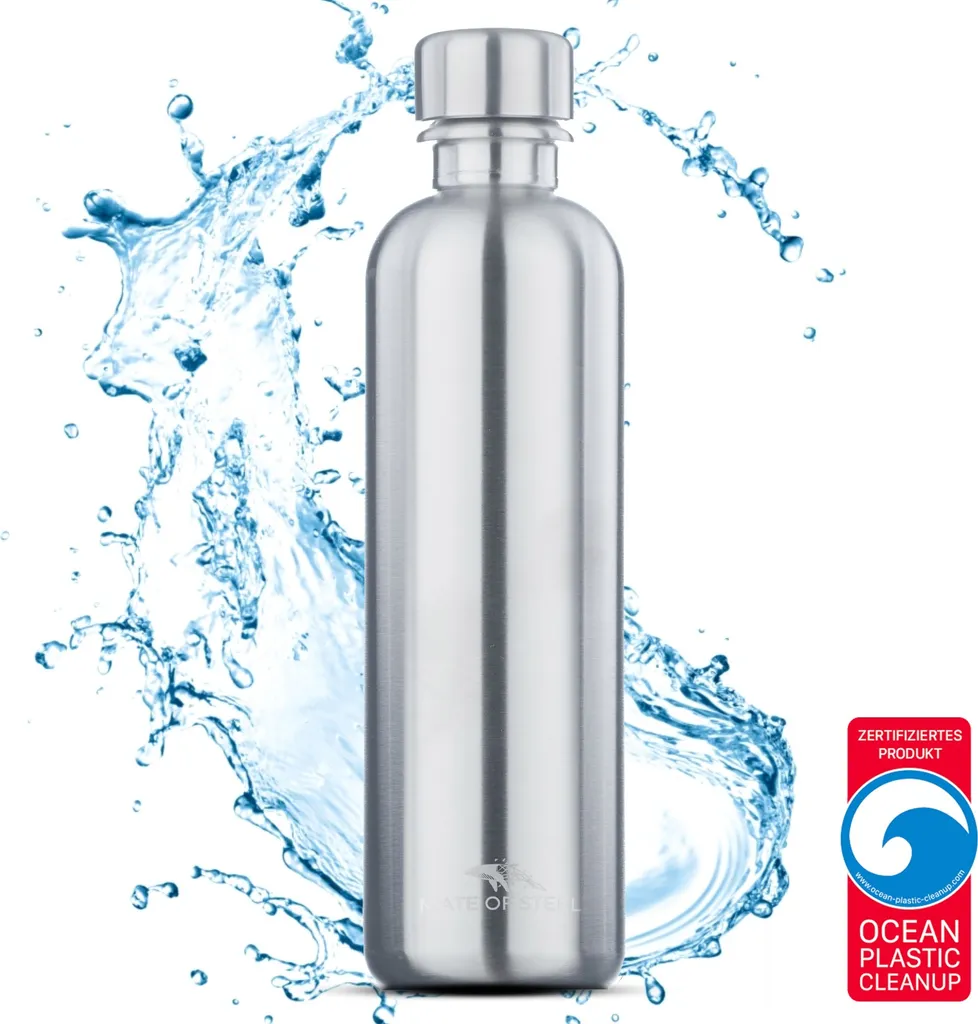 MATE OF STEEL - Flipper - 0.75L Edelstahl-Flasche 1 MATE OF STEEL - Flipper - 0.75L Edelstahl-Flasche