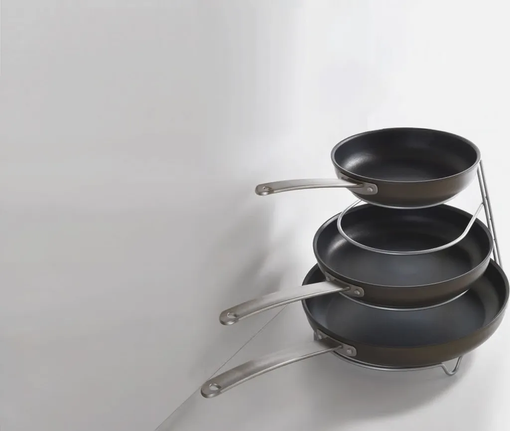 Metaltex Bratpfannenablage Bratpfannenhalter Canyon Pfannengestell 362004039 4 Metaltex Bratpfannenablage Bratpfannenhalter Canyon Pfannengestell 362004039 – Bild 4