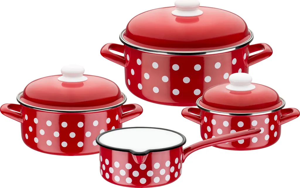 Kochtopf-Set Pünktchen 4-tlg. 1 Kochtopf-Set Pünktchen 4-tlg.
