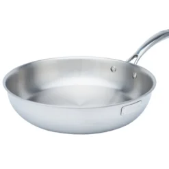 Remoska Edelstahl Pfanne Quanta - 28cm, Induktionsgeeignet, Brat- & Universalpfannen Mit Edelstahl Griff