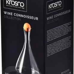 KROSNO Wine Connoisseur Wein Karaffe Rotwein Dekanter, 1000 Ml, Handgemacht -Brutzellust Verkaufsgeschäft 6c47fc32514dfb597e0858d29631f0ff