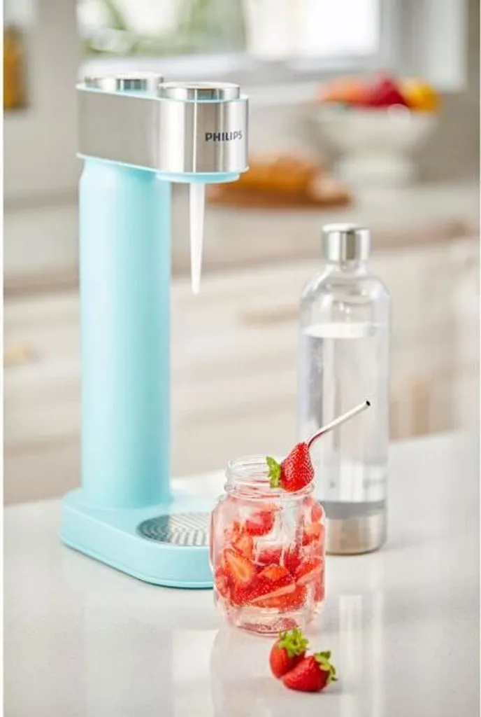PHILIPS AQUA Soda Maker Wassersprudler + 425 G CO²-Zylinder + 1 PET-Flasche 1 Liter, Mintgrün 6 PHILIPS AQUA Soda Maker Wassersprudler + 425 G CO²-Zylinder + 1 PET-Flasche 1 Liter, Mintgrün – Bild 6