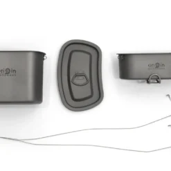 Relags Outdoor Topf-Set Aus TItan Sandgestrahlt Inkl Edelstahlaufhängung Ultraleicht -Brutzellust Verkaufsgeschäft 705988a53014735622430b420dfd0db1