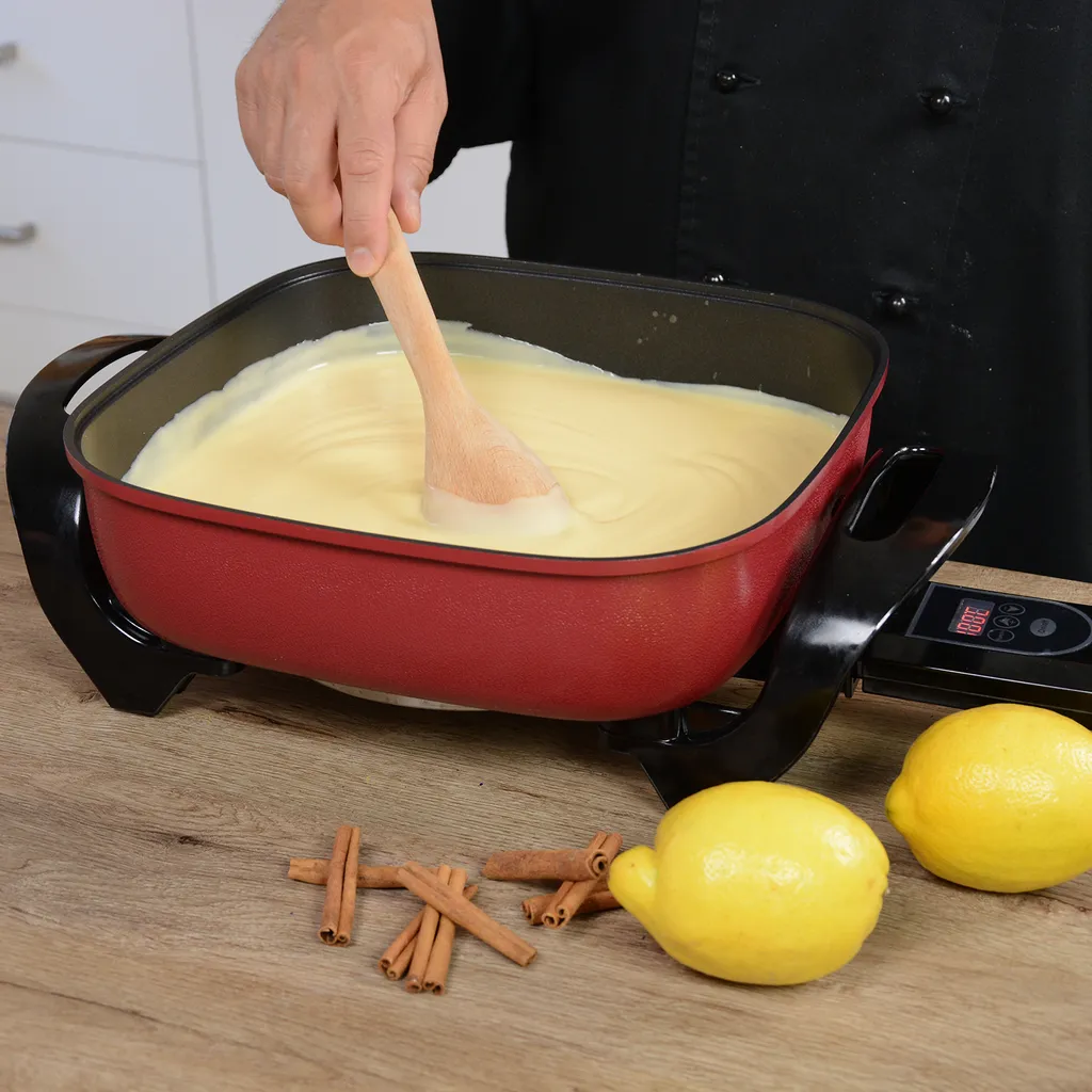 Starlyf®Digital Cooker - XXL Elektrische Bratpfanne Mit Digitalem Thermostat Und Temperaturanzeige, 1600 Watt, 5,5 Liter Fassungsvermögen, Partypfanne - Aus Der TV Werbung 16 Starlyf®Digital Cooker - XXL Elektrische Bratpfanne Mit Digitalem Thermostat Und Temperaturanzeige, 1600 Watt, 5,5 Liter Fassungsvermögen, Partypfanne - Aus Der TV Werbung – Bild 16