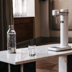 AARKE Wassersprudler Carbonator 3 White Weiss Mit PET Flasche Edelstahlgehäuse -Brutzellust Verkaufsgeschäft 7315cd35b5bf94d6bca8ec80d48630ae