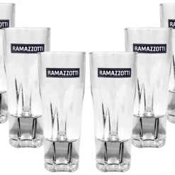 Ramazzotti Rastal Glas Gläserset - 6x Gläser 2/4cl Geeicht