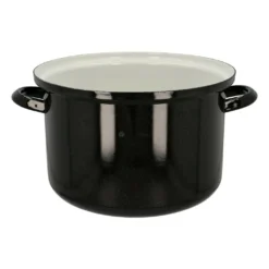 Emailletopf - Suppentopf - Saucentopf - 10l - STANDARD - 28 Cm - Belis - Schwarz -Brutzellust Verkaufsgeschäft 7568da088f0c45f3f790d2aed88c654b