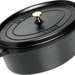 STAUB Cocotte Oval 37cm Schwarz -Brutzellust Verkaufsgeschäft 7959fffaf3d6e7da49ee0506fb45b39d