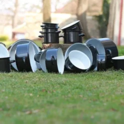 Emailletopf - Suppentopf - Saucentopf - 10l - STANDARD - 28 Cm - Belis - Schwarz -Brutzellust Verkaufsgeschäft 79aaff669e83a607e6ae81c842e7a734