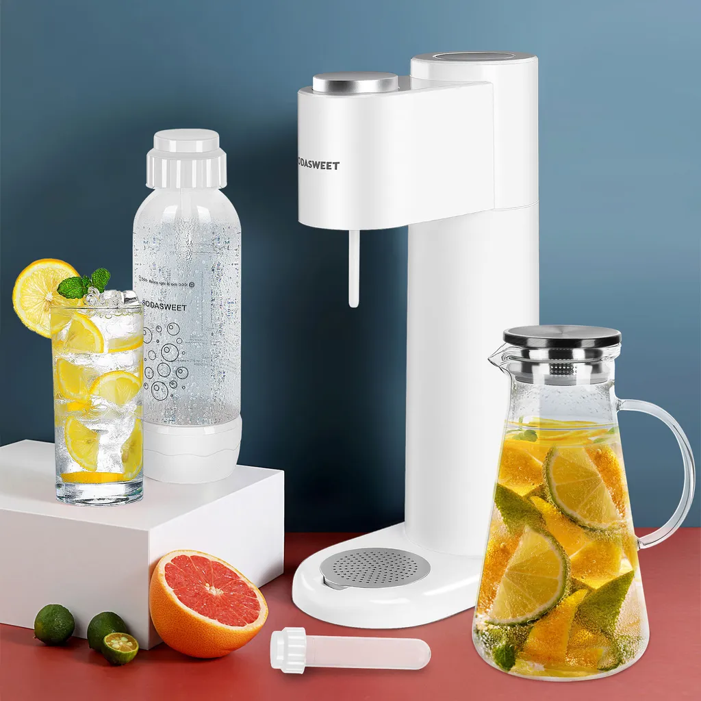 SODASWEET Wassersprudler-Set, Sodawasser Maschine Soda Maker Mit 1x CO2 Zylinder(425g Kohlensäure Für 60L Wasser), 1x 1L PET-Flasche, Ideal Für Zuhause, Bar, Restaurant Usw. 3 SODASWEET Wassersprudler-Set, Sodawasser Maschine Soda Maker Mit 1x CO2 Zylinder(425g Kohlensäure Für 60L Wasser), 1x 1L PET-Flasche, Ideal Für Zuhause, Bar, Restaurant Usw. – Bild 3