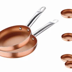 Pfannen-Set San Ignacio Kupfer Geschmiedetes Aluminium 2 Teilig -Brutzellust Verkaufsgeschäft 7ad2bd3e2a72365e1555294860e4c85e