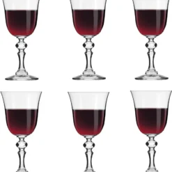 KROSNO Krista Kleine Rotweingläser, 6er-Set, 220 Ml -Brutzellust Verkaufsgeschäft 7de053334aafabeed6dc0220731ce932