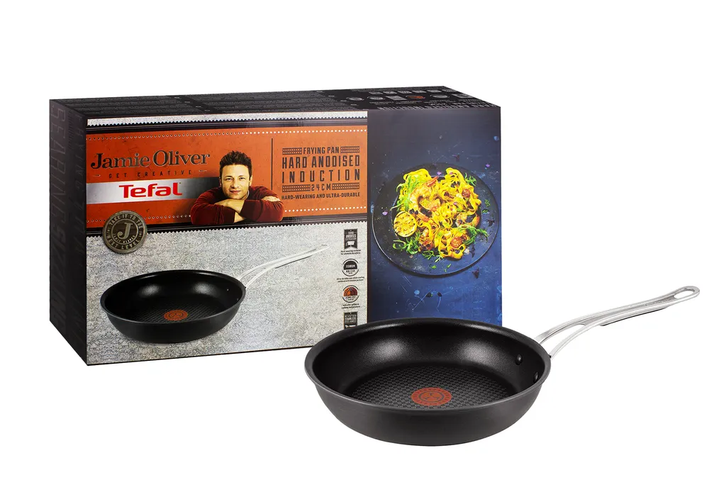 Tefal Jamie Oliver Hard Anodised Bratpfanne Schwarz 24 Cm 4 Tefal Jamie Oliver Hard Anodised Bratpfanne Schwarz 24 Cm – Bild 4