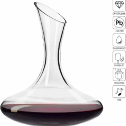 KROSNO Wein-Dekanter Wein-Karaffe | 1500 ML | Set Von 1 | Vinoteca Kollektion | Rotwein Dekantierer Dekantierkaraffe | Perfekt Für Zu Hause, Restaurants Und Partys | Zur Manuellen Reinigung -Brutzellust Verkaufsgeschäft 810b1e2dc98d1000a7e89f967f167a68