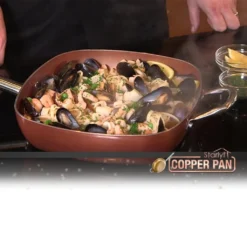 Starlyf® Square Pan 28cm Quadratische Pfanne Kupfer-Pan Antihaft-Quadrat-Pfanne Aus Der TV Werbung -Brutzellust Verkaufsgeschäft 818dd11b904cc2cffe124d22f07f6871