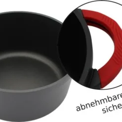 Steuber Niederdruck Kochtopf Für Alle Herdarten, 4800 Ml, Ø 24 Cm, Antihaft, Vitaminschonend, Bis 230°C Backofengeeignet, Abnehmbare Silikongriffe 7 Steuber Niederdruck Kochtopf Für Alle Herdarten, 4800 Ml, Ø 24 Cm, Antihaft, Vitaminschonend, Bis 230°C Backofengeeignet, Abnehmbare Silikongriffe -Brutzellust Verkaufsgeschäft 8acb98011e80c1a6e0f1cf751f9be8b8