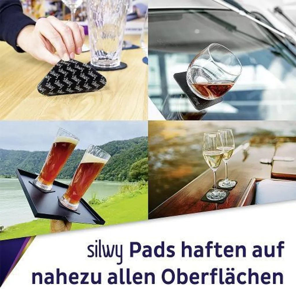 Silwy Magnet-Kunststoffgläser WEIN 2er-Set Hightech Transparent 2 Silwy Magnet-Kunststoffgläser WEIN 2er-Set Hightech Transparent – Bild 2