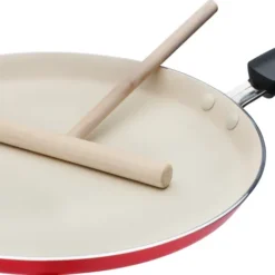 Crepe-Pfanne Rot-creme 26cm