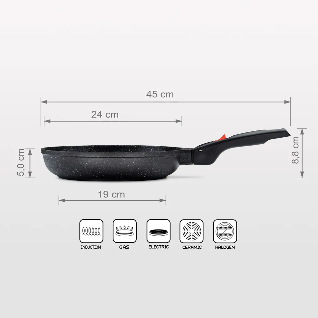 Linnuo Aluguss Pfanne 24 Cm Abnehmbarer Griff, Antihaftbeschichtete Pfanne Induktion Und Alle Herden, Dicker Boden Optimale Wärmeverteilung, Pfanne Ofenfest, Bratpfanne 24 Cm Hoher Rand | Frying Pan 1 Linnuo Aluguss Pfanne 24 Cm Abnehmbarer Griff, Antihaftbeschichtete Pfanne Induktion Und Alle Herden, Dicker Boden Optimale Wärmeverteilung, Pfanne Ofenfest, Bratpfanne 24 Cm Hoher Rand | Frying Pan