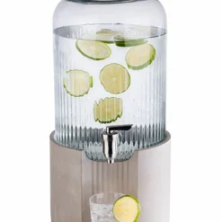 APS Getränkespender -ELEMENT- /// Ø 22 Cm, H: 45 Cm, 7 Liter /// Behälter Aus Glas /// Zapfhahn Aus Edelstahl /// 10400 -Brutzellust Verkaufsgeschäft 8ea76e166af902bbd32bececdbc9a01d