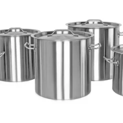 Beeketal Gastro Edelstahl Kochtöpfe Kochtopf, Variante:BKT-50 - Ca. 45 Liter