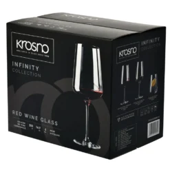 KROSNO Infinity Rotweingläser, 6er-Set, 500 Ml -Brutzellust Verkaufsgeschäft 93a7296c7fd9f05e9ddd16c450d72b3b