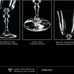 KROSNO Krista Kleine Rotweingläser, 6er-Set, 220 Ml -Brutzellust Verkaufsgeschäft 97b9f3d4fe063f35a3789aad9c3c6ff2