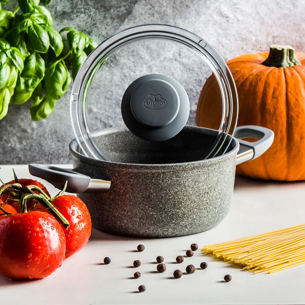 BALLARINI 75002-938-0, 2 L, Rund, Grau, Aluminium, Grau, Gas, Induktion 3 BALLARINI 75002-938-0, 2 L, Rund, Grau, Aluminium, Grau, Gas, Induktion – Bild 3