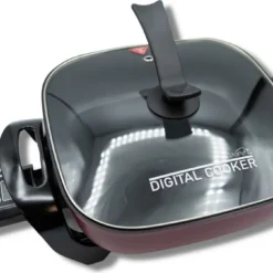 Starlyf®Digital Cooker - XXL Elektrische Bratpfanne Mit Digitalem Thermostat Und Temperaturanzeige, 1600 Watt, 5,5 Liter Fassungsvermögen, Partypfanne - Aus Der TV Werbung 20 Starlyf®Digital Cooker - XXL Elektrische Bratpfanne Mit Digitalem Thermostat Und Temperaturanzeige, 1600 Watt, 5,5 Liter Fassungsvermögen, Partypfanne - Aus Der TV Werbung -Brutzellust Verkaufsgeschäft 99321d021854fa51c3df54588d7b9572