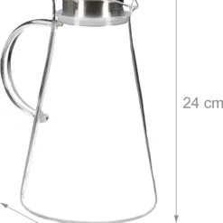 Relaxdays Glaskaraffe Mit Deckel 1,8 Liter 23 Relaxdays Glaskaraffe Mit Deckel 1,8 Liter -Brutzellust Verkaufsgeschäft 9991aba958f06e78178df841d624e572