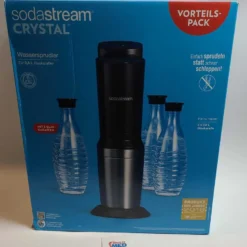 SodaStream Crystal 2.0 Vorteilspack Wassersprudler, Titan, Mit 3 Karaffen -Brutzellust Verkaufsgeschäft 9ae661d1341374ce6aef60d69b723319