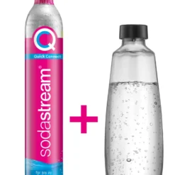 Sodastream Quick Connect Reservezylinder 60 L + 1 Glasflasche