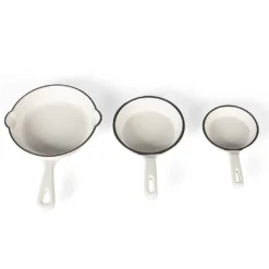 Kochchef Gusseisen Pfanne 3er Set In Verschiedenen Größen, Ø9,9 Cm, Ø12,7 Cm, Ø 15,5 Cm Pfannenset Pfannen Sind Induktionsgeeignet, Backofengeeignet Bis Max. 200°