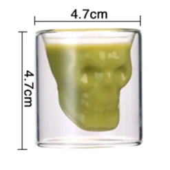 Skull-in-glass Winkee 4 Schnapsgläser Shot Glas Totenkopf Schädel 25ml Partyglas Weingläser -Brutzellust Verkaufsgeschäft a2b5d8b81a550367832f2d59a054c935