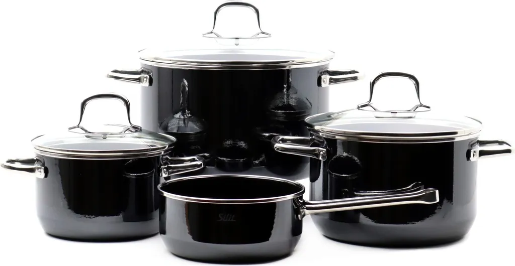 Silit Elegance Line Topfset Induktion, 4-teilig, Silargan Funktionskeramik, Töpfe Glasdeckel, Induktionstöpfe, Backofengeeignet 4 Silit Elegance Line Topfset Induktion, 4-teilig, Silargan Funktionskeramik, Töpfe Glasdeckel, Induktionstöpfe, Backofengeeignet – Bild 4