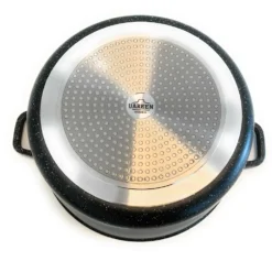 Vakeen Topf Induktion 27L 44cm Schwarz -Brutzellust Verkaufsgeschäft a3fc89407e238396b0b6cab58cd794e0