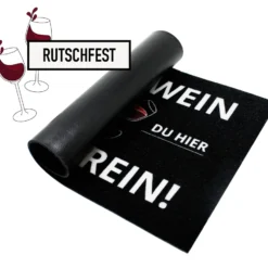 Ohne Wein Kommst Du Hier Nicht Rein Fußmatte -Brutzellust Verkaufsgeschäft a53117e7bce8275192e311e5fc144229