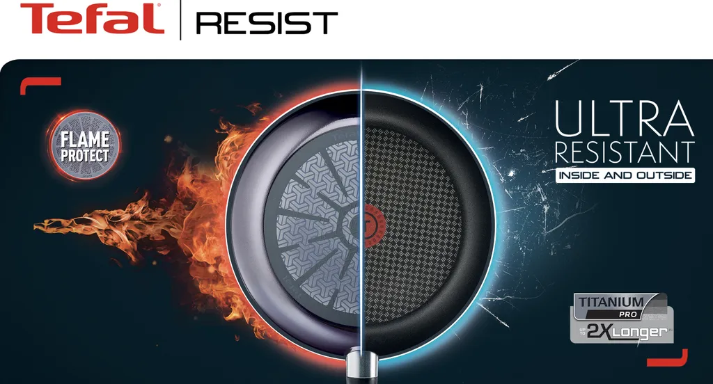 Tefal Resist Pfanne 28 Cm D52606 3 Tefal Resist Pfanne 28 Cm D52606 – Bild 3