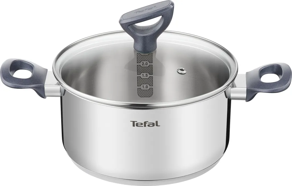 Tefal G7124414, 2,5 L, Rund, Edelstahl, Edelstahl, Keramik, Gas, Halogen, Induktion, 175 °C 1 Tefal G7124414, 2,5 L, Rund, Edelstahl, Edelstahl, Keramik, Gas, Halogen, Induktion, 175 °C