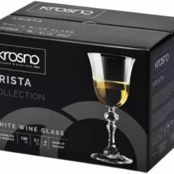 KROSNO Weiß-Weinglas | Set Von 6 | 150 ML | Krista Kollektion | Kristallglas | Weißweingläser | Perfekt Für Zuhause, Restaurants Und Partys | Spülmaschinenfest -Brutzellust Verkaufsgeschäft aa86d4096bdedcfeafb4cad4699e50cc