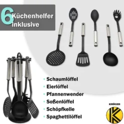 Karl Krüger 17/M Aluguss Koch-Topfset Topf 17tlg. Küchenhelfer Mint -Brutzellust Verkaufsgeschäft b0ae4c03428027054245da66b592a920